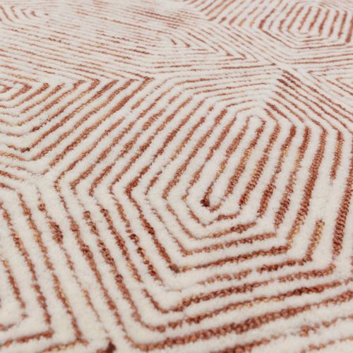 Tapis De Salon Moderne En Laine Cambridge En Laine - Beige - 200x300 Cm