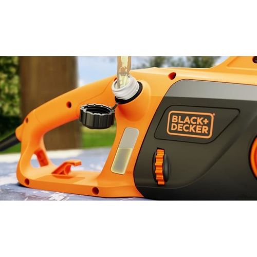 Tronçonneuse Filaire - Black+decker - Becs2245-qs - 2200w - 45 Cm - Tendeur De Chaîne Sans Outil