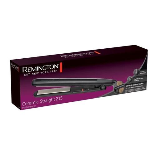 Lisseur Remington S1370 Ceramic Straight – Température Max 215° - Arret Automatique – Revetement Cér