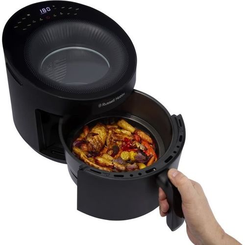 Friteuse Sans Huile - Satisfry Air Panoramic 27420-56 - Capacité 5l - 10 Programmes - 1500w - Noir