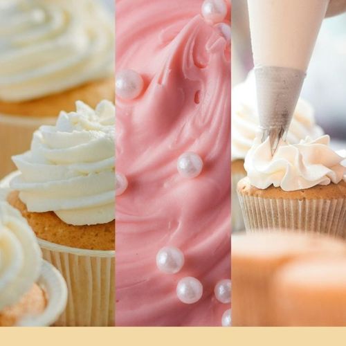 Moyenne Bougie Gâteau à La Vanille En Cire