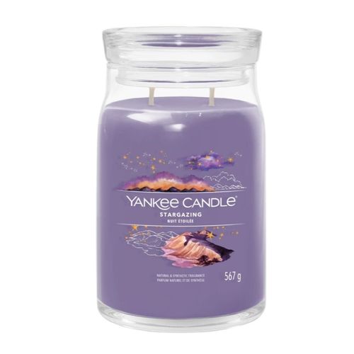 Bougie Signature Nuit Étoilée Grand Modèle En Cire