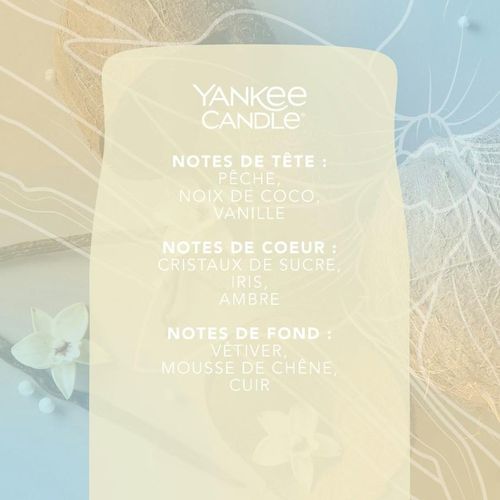 Grande Bougie Averses De Neige à La Vanille En Verre