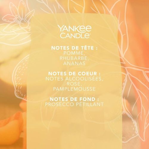 Grande Bougie Spritz Au Bord Des Pistes En Verre