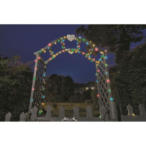 Guirlande Solaire D'extérieur Multicolore 100 LEDs - 11.9m