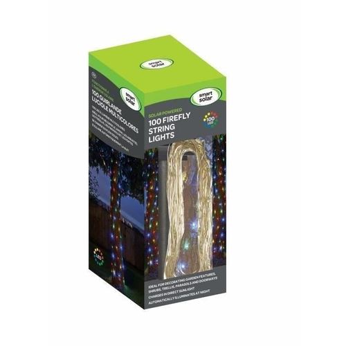 Guirlande Solaire D'extérieur Multicolore 100 LEDs - 11.9m