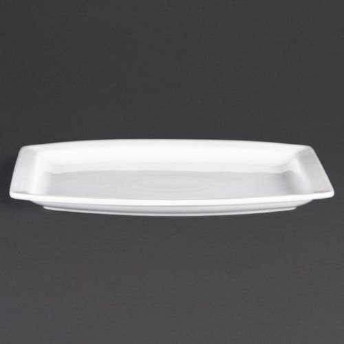 Assiette Rectangulaire Whiteware 320 Mm - Lot De 6 -