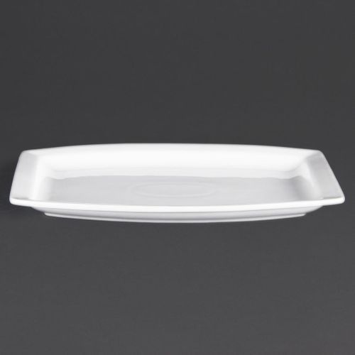 Assiette Rectangulaire Whiteware 320 Mm - Lot De 6 -