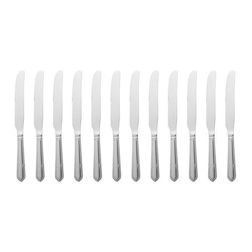 Couteau De Table Manche Plein Dubarry - Lot De 12