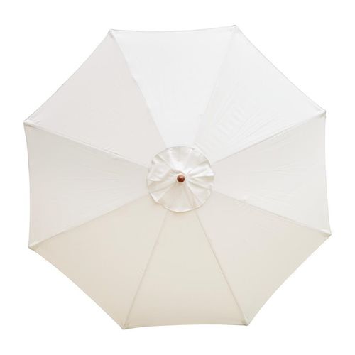 Parasol De Terrasse Écru Professionnel à Poulie Diamètre 3 M -