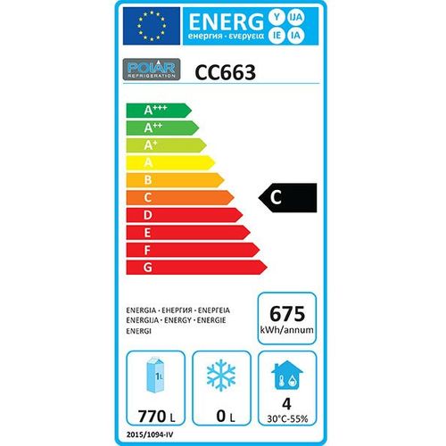 Armoire Réfrigérée Positive 2 Portes 1200 L -
