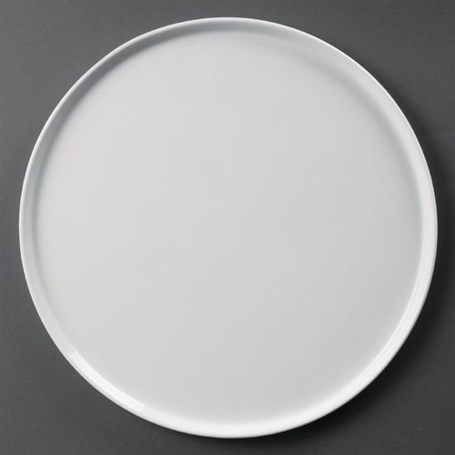 Assiettes à Pizza Blanches 330mm - Lot De 4 -
