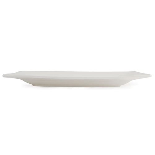 Assiettes Carrées En Porcelaine Fine 265 Mm Lumina - Lot De 4