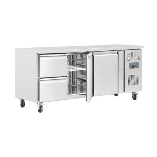 Table Réfrigérée - 2 Portes 2 Tiroirs -