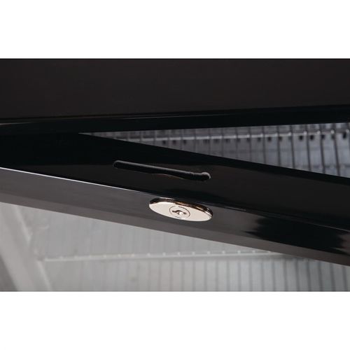 Arrière-bar 2 Portes Pivotantes Série G Noir 208l -