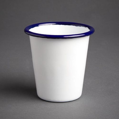 Gobelet Acier Émaillé Look Rétro 310ml - Lot De 6