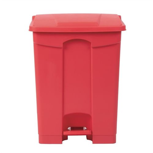 Poubelle De Cuisine à Pédale 65l Rouge -