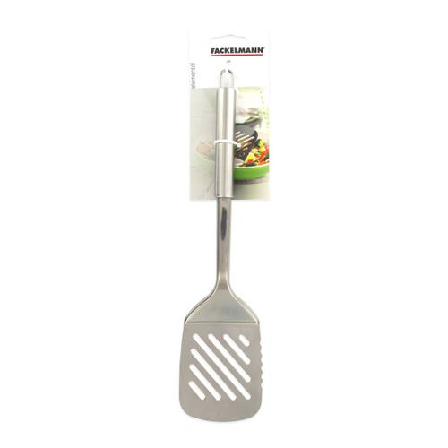 Spatule De Cuisine Ajourée En Inox 33 Cm Fackelmann Elemental