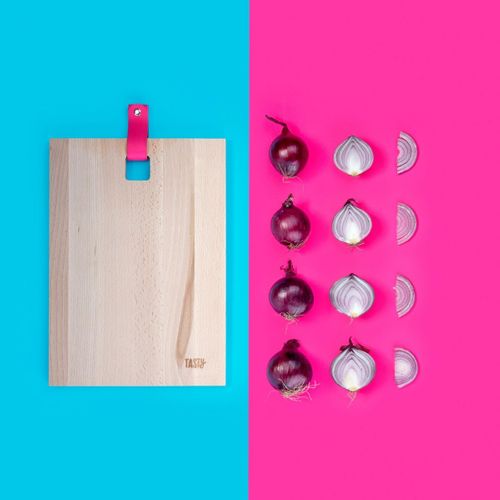 Planche à Découper En Bois Rectangulaire 35 X 25 Cm Tasty Green