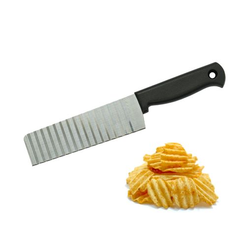 Couteau à Lame Ondulée Pour Frites, Légumes Et Fruits