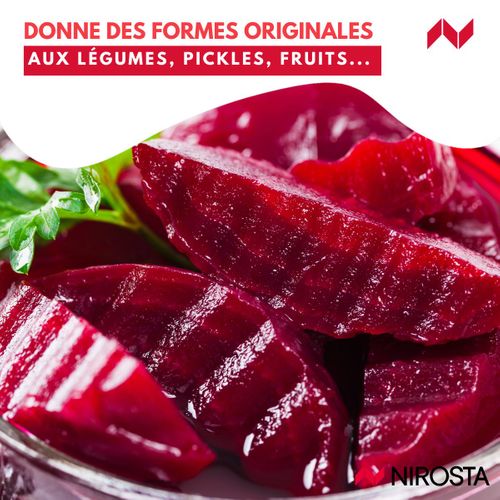 Couteau à Lame Ondulée Pour Frites, Légumes Et Fruits