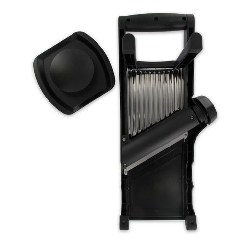 Mandoline Professionnelle Avec Protège Main En Acier Inoxydable