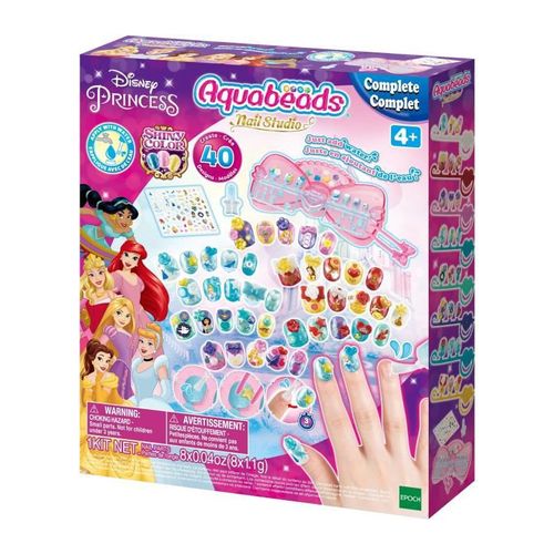 Le Coffret De Manucure Princesses Disney    Ongles Qui Collent Avec De L'eau