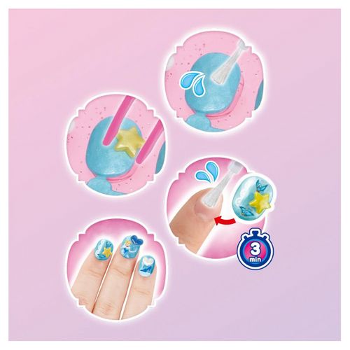 Le Coffret De Manucure Princesses Disney    Ongles Qui Collent Avec De L'eau