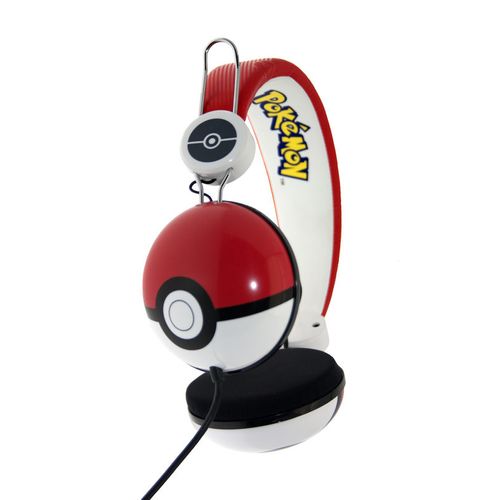 Casque Arceau Filaire Pokémon Pokeball Noir, Rouge, Blanc