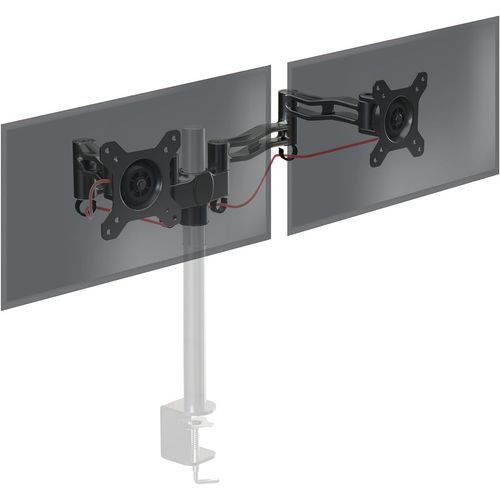 Dm35p2 Bras Pour 2 Écrans - Equivalent Du Dm352 Sans Potence - Compatible Avec Les Potences Duronic
