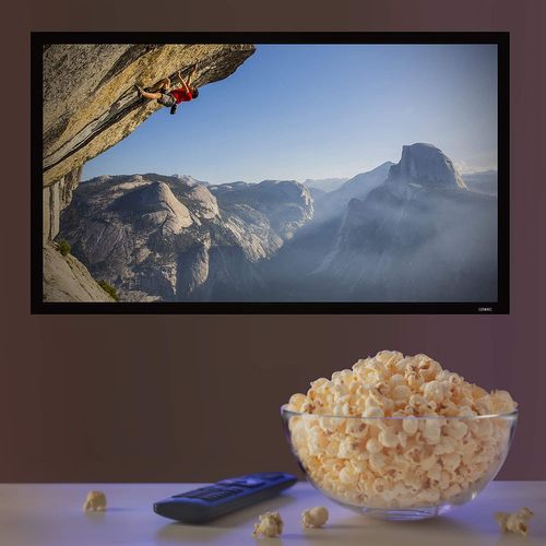 Ecran De Projection Fixe Ffps120 /169 De 120 Pouces - Installation Murale Idéale Pour Home Cinéma