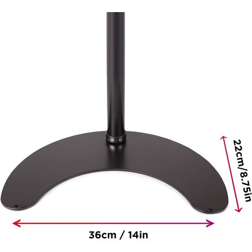 Dm15d2v2 Support 2 Écrans Sur Socle - Hauteur Ajustable - Compatible Vesa 75 100