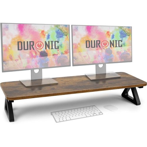 Support Pour Moniteur En Mdf 82 X 30cm Rehausseur D'écrans De 16cm Duronic Dm06-2 Ao