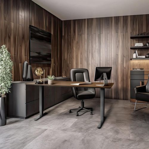 Plateau Pour Bureau Assis Debout De 160 X 60 X 2cm Duronic Tt160 Wt