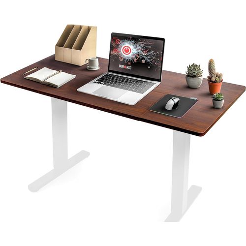 Plateau Pour Bureau Assis Debout De 160 X 60 X 2cm Duronic Tt160 Wt