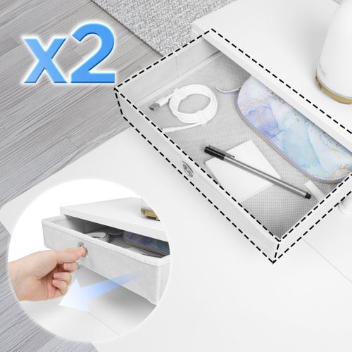 Plateau Avec 2 Tiroirs Pour Bureau Assis Debout De 120cm Duronic Dd1 We