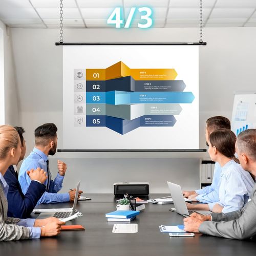 Bps60 16/9 Ecran De Projection TV Et Home Cinema De 60 Pouces 152 Cm - 133 X 75 Cm