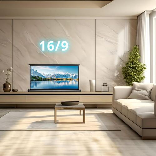 Dps40 16/9 Ecran De Projection Pour Bureau De 40 Pouces 101 Cm 89 X 50 Cm Toile De Projection