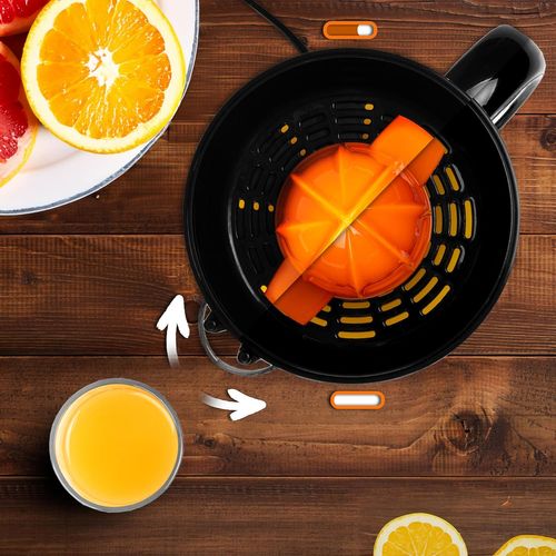 Presse-agrumes 40w Capacité De 700ml 2 Cônes Filtre Réglable Pour Pulpe Jus D’orange - Je407