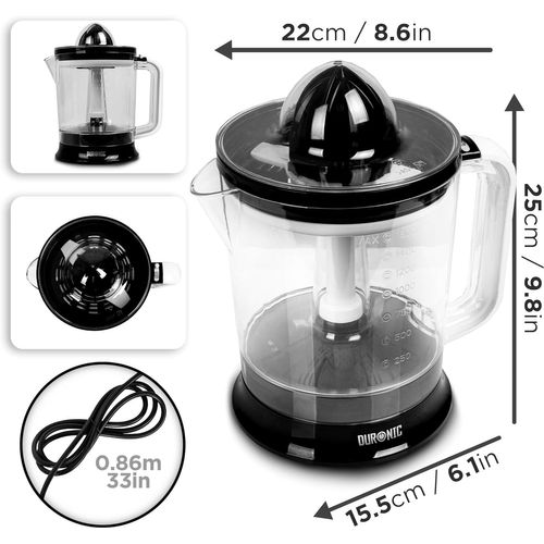 Presse-agrumes 40w Capacité De 1,6 L Filtrer Réglable Pour La Pulpe Jus D'agrume - Je416