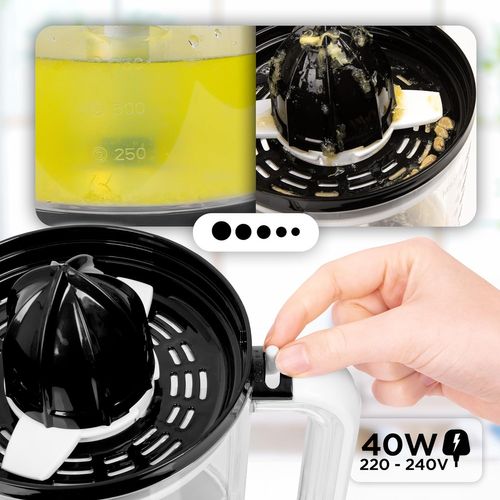 Presse-agrumes 40w Capacité De 1,6 L Filtrer Réglable Pour La Pulpe Jus D'agrume - Je416