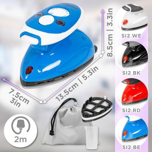 Si2 Be Fer à Repasser à Vapeur De Voyage 375w 762g Convient Pour Crafts Patchworks Voyages