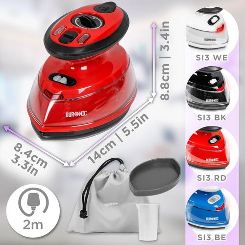 Si3 Rd Mini Fer à Repasser à Vapeur De Voyage 400w Léger Compact 495g Craft Patchwork