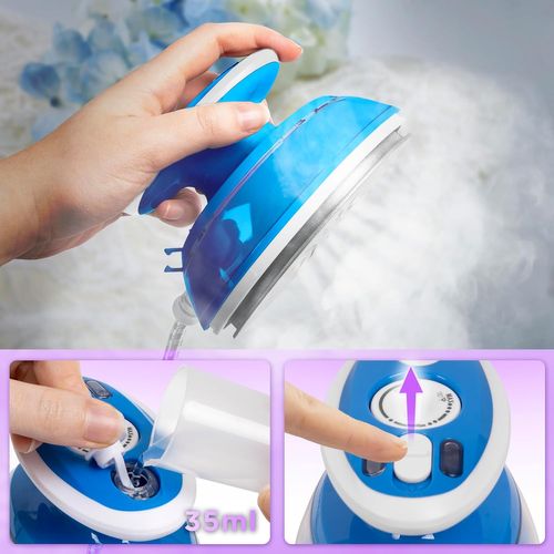 Si3 Be Mini Fer à Repasser à Vapeur De Voyage 400w Léger Compact 495g Craft Patchwork