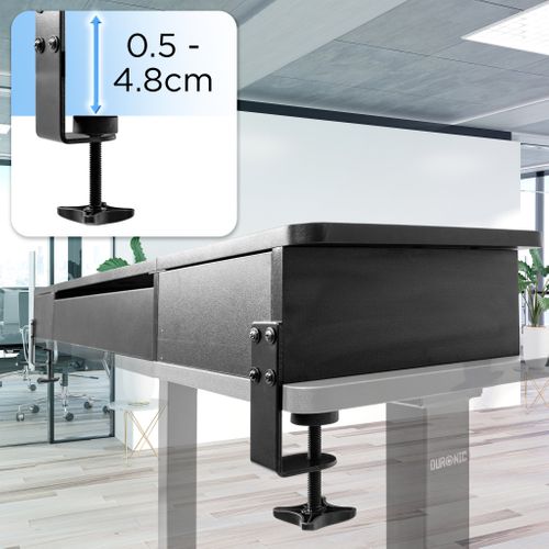 Dd2 Bk Planche De 120 Cm Avec 2 Tiroirs Pour Bureau