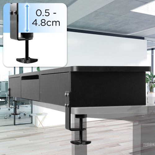 Dd3 Bk Planche De 120 Cm Avec 2 Tiroirs Pour Bureau
