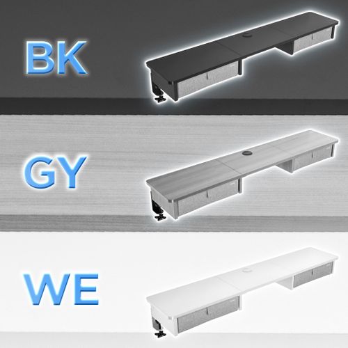 Dd3 Bk Planche De 120 Cm Avec 2 Tiroirs Pour Bureau