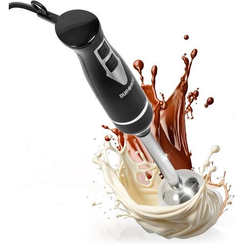 Mixeur Plongeant à Main 350w 2 Vitesses 2 Lames En Inox 2 Cruches De 600 Ml - Hb35c