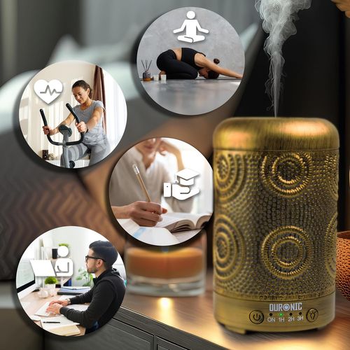 Ad41 Diffuseur D'arômes Brumisateur D'huiles Essentielles Purificateur D'air Aromathérapie