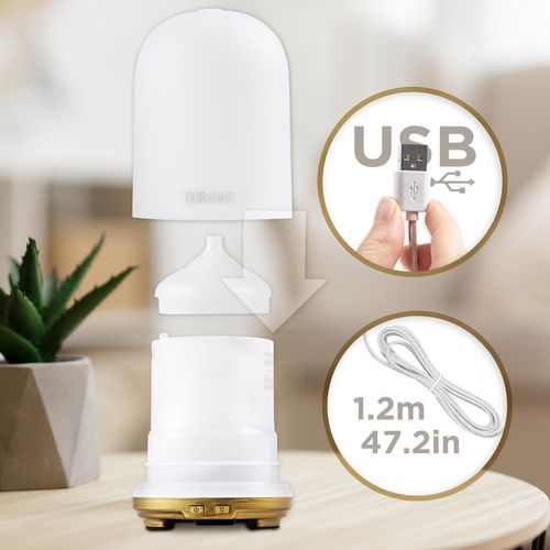 Ad11 Diffuseur D'arômes Brumisateur D'huiles Essentielles Purificateur D'air Aromathérapie